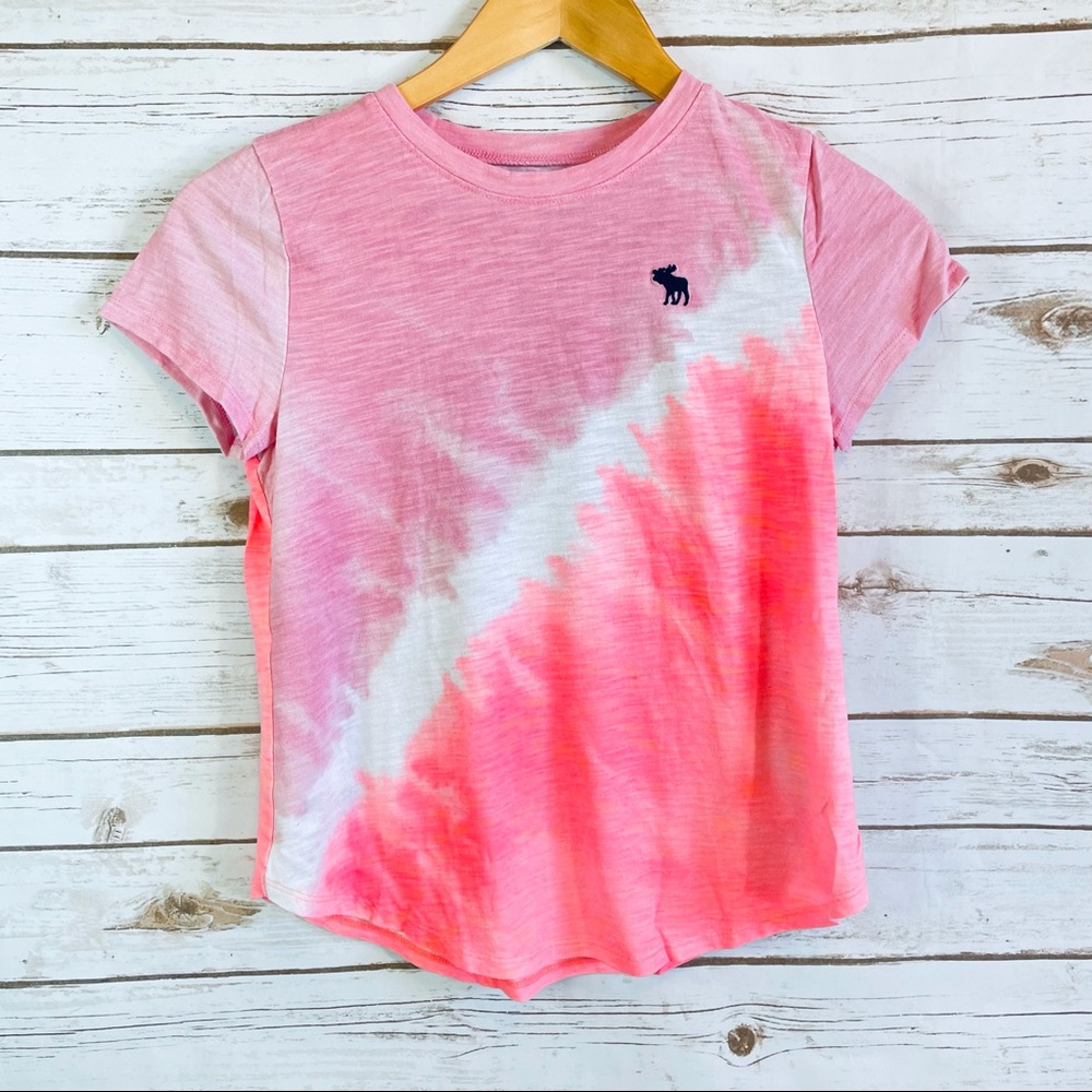 Abercrombie Kids | pink tie dye tshirt